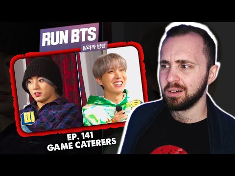 Видео: BTS RUN 141 Game Caterers // реакция на BTS RUN