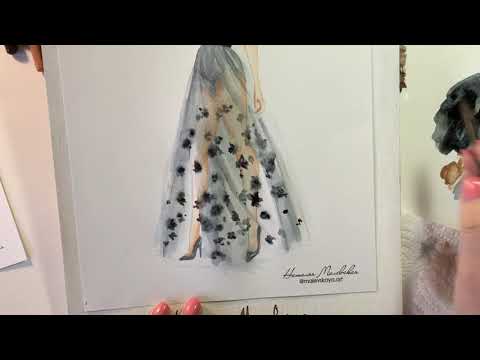 Видео: 3 урок 2 часть. Прозрачное черное платье