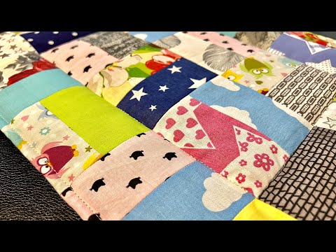 Видео: Потрясающая идея утилизации остатков ткани! Шьем вместе! DIY/upcycling