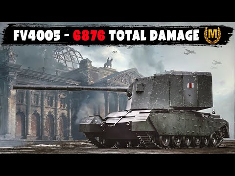 Видео: FV4005 - КРУТЫЕ ВЫСТРЕЛЫ на карте Берлин #wotreplays, #worldoftanks, #wot, #fv4005, #миртанков.