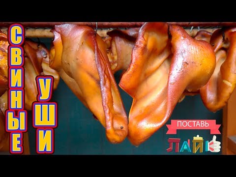 Видео: Копченые свиные уши