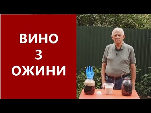 Видео: 🔴 ОЖИНОВКА. Хороший рецепт десертного вина из ежевики.