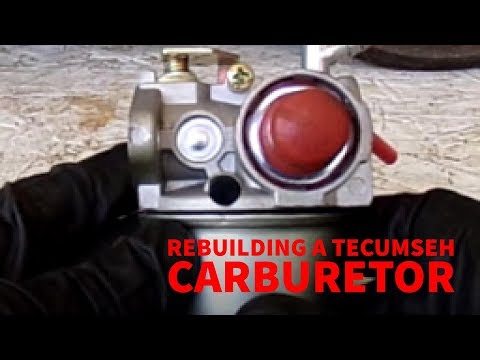 Видео: Очистка и восстановление карбюратора Tecumseh серии 11