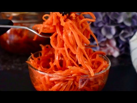Видео: Секрет идеальной моркови по-корейски за 10 минут 👀🔝