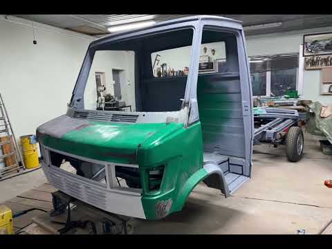 Видео: Реставрация Mercedes Benz T1 207 1981г.в.