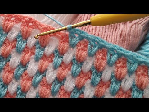 Видео: Супер легкий узор детского пледа крючком для начинающих