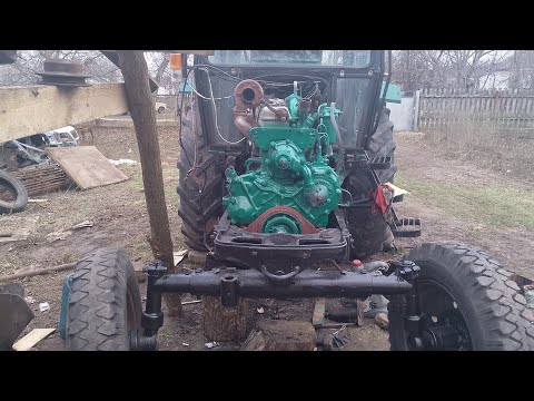 Видео: ЮМЗ з Смд. Передня опора, проблеми при установці!