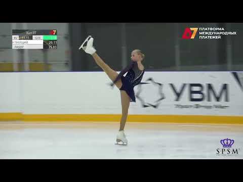 Видео: Алиса ЧИСТЯКОВА - КП Tурнир Улыбка на льду 2025