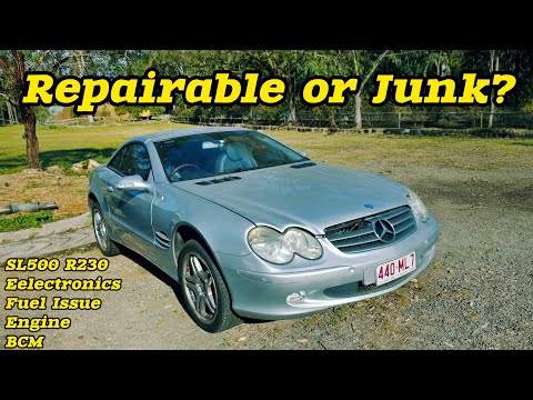 Видео: Можно ли спасти этот V8 Mercedes SL или пора «отпустить» его?