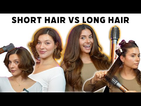 Видео: КАК ИСПОЛЬЗОВАТЬ фен Dyson Airwrap для идеальной укладки длинных и коротких вьющихся волос