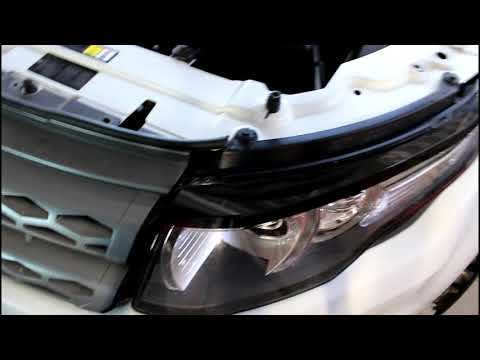 Видео: Замена радиатора охлаждения на Range Rover Evoque 2,2 Ленд Ровер Эвок 2011 года 1часть