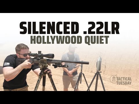 Видео: Голливудская тишина! Насколько тихий .22LR с глушителем? — Dead Air Mask