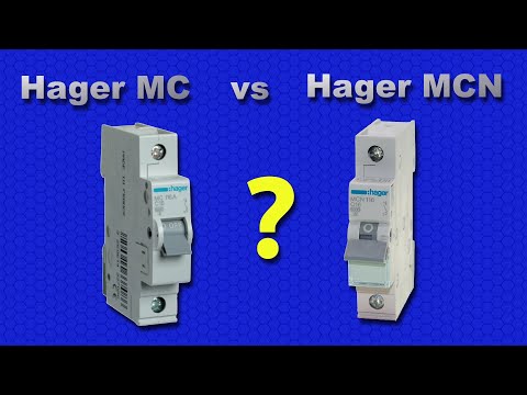 Видео: Hager MCN vs Hager MC сравнение и обзор