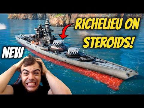 Видео: 🚢 FS Super Alsace прибыл в Modern Warships – настоящий монстр-линкор! 🔥