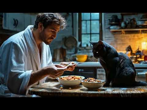 Видео: Нейропесня-Выйду ночью в кухню с котом, юмористическая переделка - Выйду ночью в поле с конем.