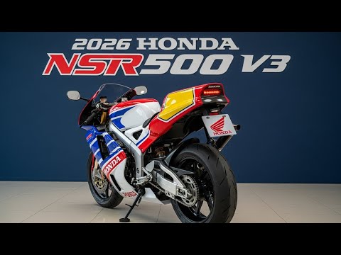 Видео: Представлен новый HONDA NSR500 V3 2026 года. Наконец-то запущен!!!
