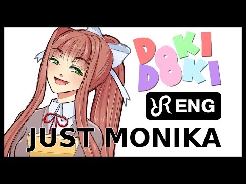 Видео: Литературный клуб "Тук-тук!" [Just Monika] кавер и анимация / песня на английском