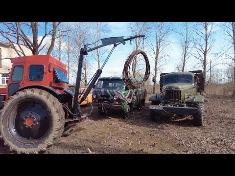 Видео: Замена троса в лебедке ЗиЛ-157  Проверяем на прочность!