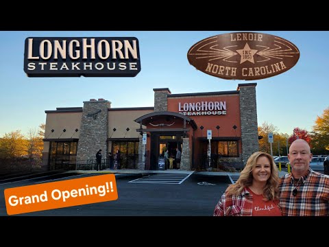 Видео: Торжественное открытие стейк-хауса Longhorn — Ленуар, Северная Каролина