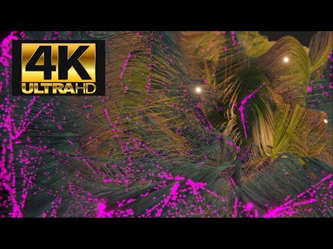 Видео: 4K UHD Абстракция Заставка Анимированные обои ASMR модный фон - графическая анимация