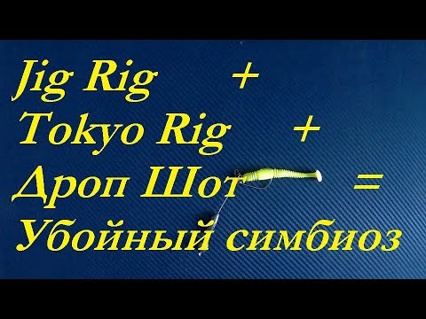 Видео: Монтаж на судака.Jig Rig + Tokyo Rig + Дроп-Шот = убойный симбиоз.