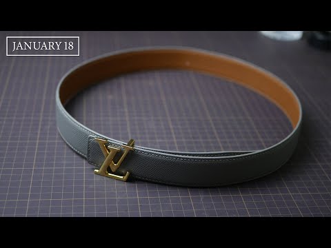 Видео: [Кожа ручной работы EP27] Создание роскошного ремня ручной работы - Epsom ft. Togo Leather