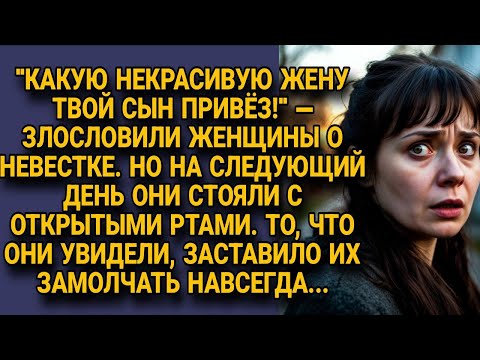 Видео: Бабки - наседки на лавке, злословили про некрасивую невестку, но на утро замолчали с открытыми ртами
