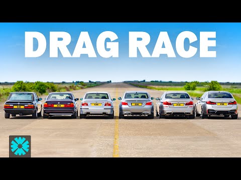 Видео: Каждая гонка BMW M5 на четверть мили