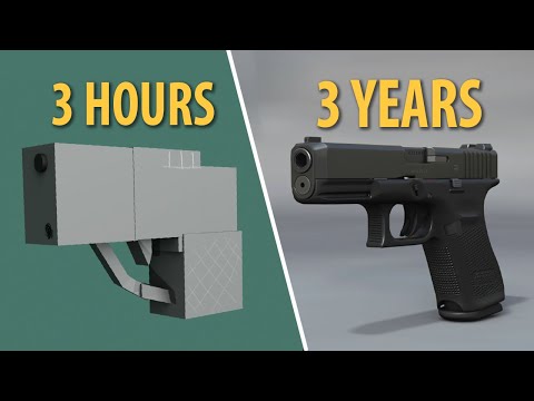 Видео: 3 часа против 3 лет Blender