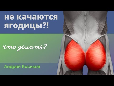 Видео: Почему не качаются ягодицы?! Экспресс коррекция в зале. Иглорефлексотерапия. Остеопат Андрей Косиков
