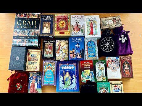 Видео: Подборка колод Таро по тематике Средневековья. ⚜️⚜️⚜️