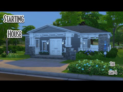 Видео: 🏡Стартовый дом🏡│Starter Home│Строительство в Симс 4👷‍♀️[SpeedBuild] [NO CC] [The Sims 4]🎮