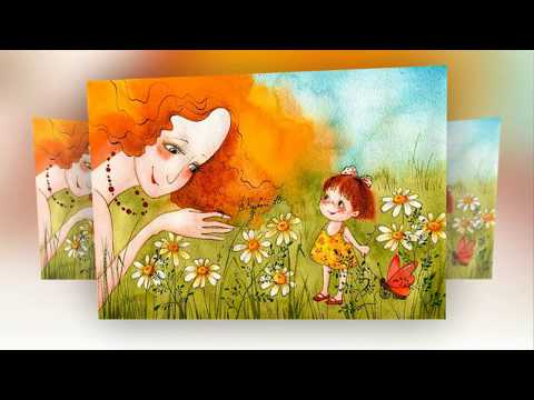 Видео: (✿◠‿◠) Ромашки. Картинки Виктории Кирдий.