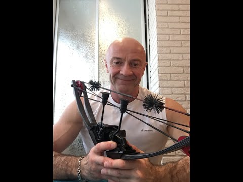 Видео: Установка глушилки на тетиву арбалета "Резиновая лапша"