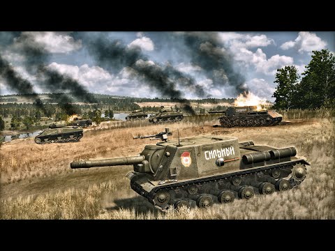 Видео: Steel Division 2 сетевая битва 10 на 10