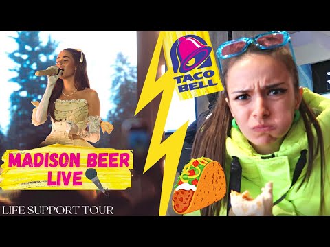Видео: Видях Madison Beer на живо и опитах Taco Bell за пръв път
