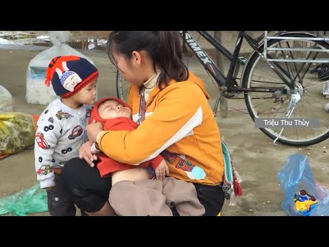 Видео: Мать-одиночка готовит клейкий рис для продажи на рынке и ловит гигантскую речную рыбу.