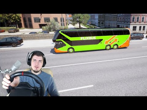 Видео: РАБОТАЮ ВОДИТЕЛЕМ АВТОБУСА - Fernbus Simulator + РУЛЬ