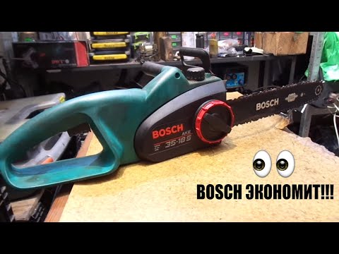 Видео: BOSCH экономит!!! Цепная электропила AKE 35-18 S Полная разборка и ремонт пилы