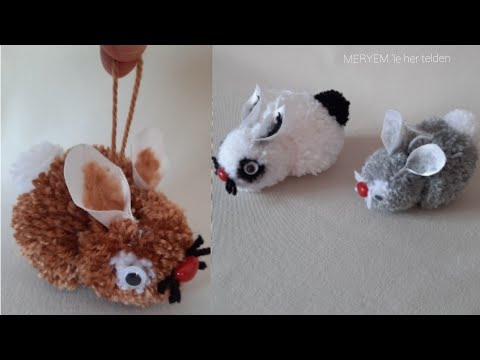 Видео: 🐰🐇 из самых симпатичных‼ ️ как сделать кролика из пряжи
