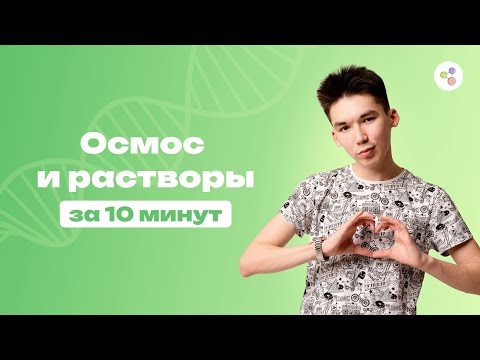 Видео: Осмос и растворы за 10 минут | Биология | ЕГЭ-2024