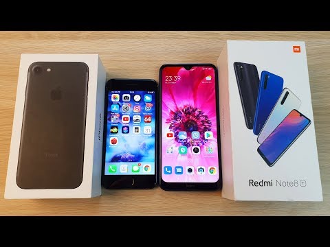 Видео: IPHONE 7 VS XIAOMI REDMI NOTE 8T - ЧТО ВЫБРАТЬ? ПОЛНОЕ СРАВНЕНИЕ!