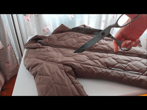 Видео: НОВАЯ ИДЕЯ ИЗ СТАРОЙ КУРТКИ // NEW IDEA FROM AN OLD JACKET