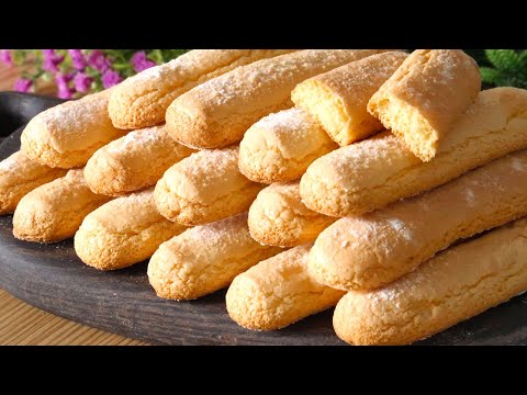 Видео: Самые вкусные и быстрые печенья! Знаменитые Савоярди, рецепт, покоривший сердца!