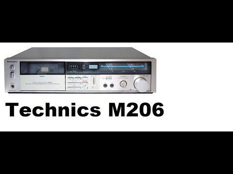 Видео: Кассетная дека TECHNICS RS-M206.
