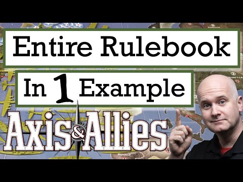Видео: Как играть в игру «Ось и союзники 1942», второе издание, на ОДНОМ гигантском примере