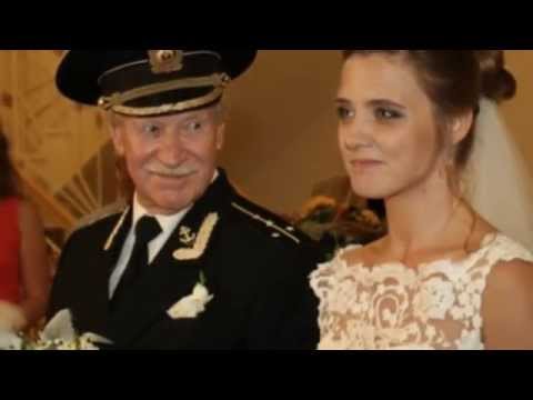 Видео: Иван Краско на собственной свадьбе.  Ей 24 ему 84