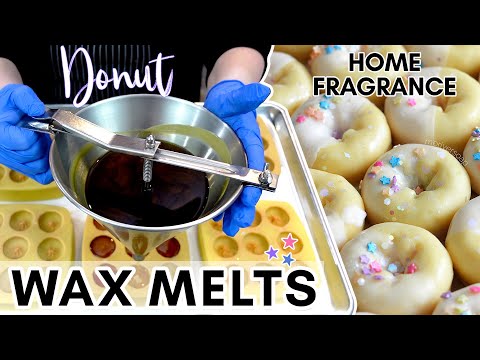 Видео: Изготовление восковых фигурок в форме пончиков | MO River Soap