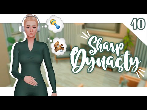 Видео: [СТРИМ] Династия Шарп #10 🤰 │︎ The Sims 4