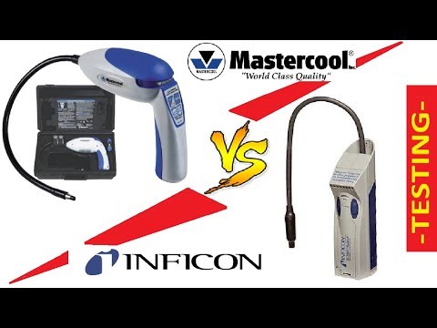 Видео: Mastercool ms55100 VS Inficon D-Tek Select 712-202-G6. Течеискатели фреона.